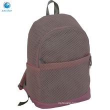 LightWeight Mesh Polyester Book Backpack with Laptop Pocket Ventilate Cycling Beach Bag
